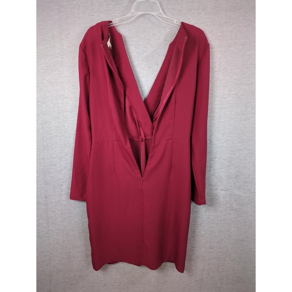 H by Halston Faux Wrap Fit & Flare Dress - Picture 6 of 10